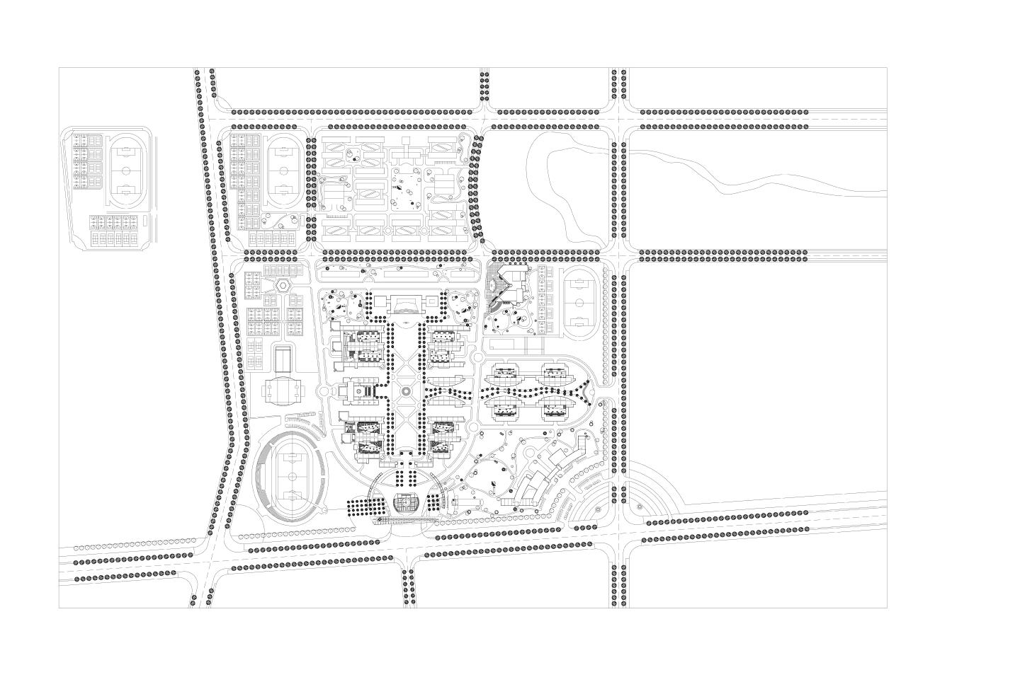 某杭州市工业学院建筑设计图