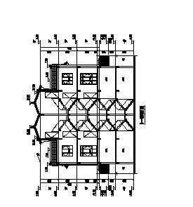 某院子居住建筑平面图-图二