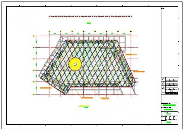 ETFE膜结构施工图（海外项目）-图一