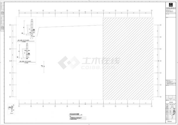拉萨市白定医院一期项目-藏医住院楼楼板结构施工CAD图.dwg-图二