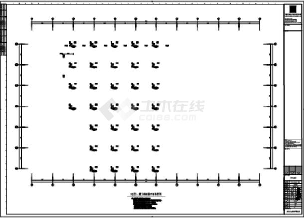 藏医住院楼基础结构施工图CAD-图二