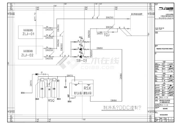 包头某医院新建楼屋顶空调机房-图二