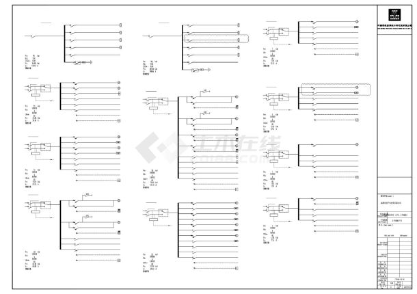 四川某办公楼地下室电力配电箱系统图-图二