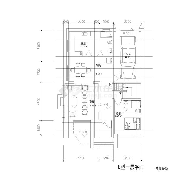 中式仿古2层多层办公建筑设计施工图-图一