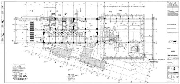 某地区多层商业综合体建筑平面详图-图二