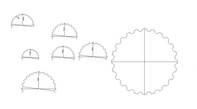 CAD装饰图库-壁神构件图_图1