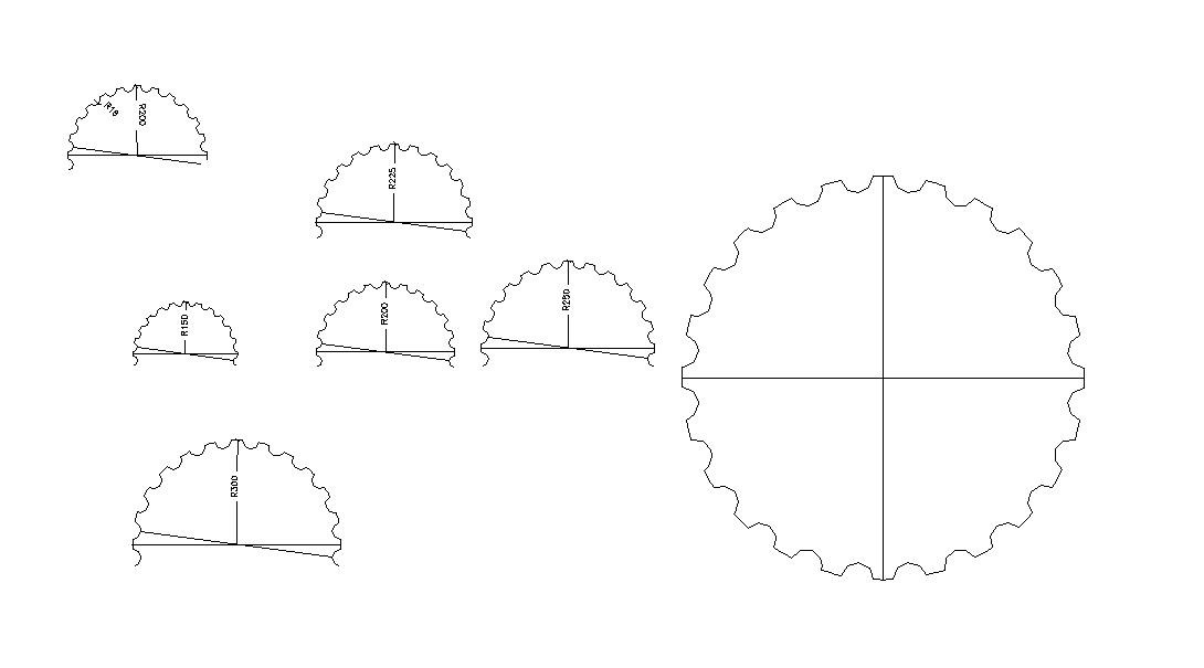 CAD装饰图库-壁神构件图