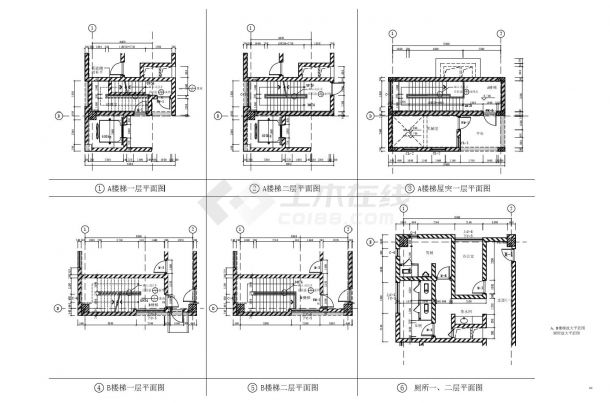 中央厨房建施平剖面CAD图-图二