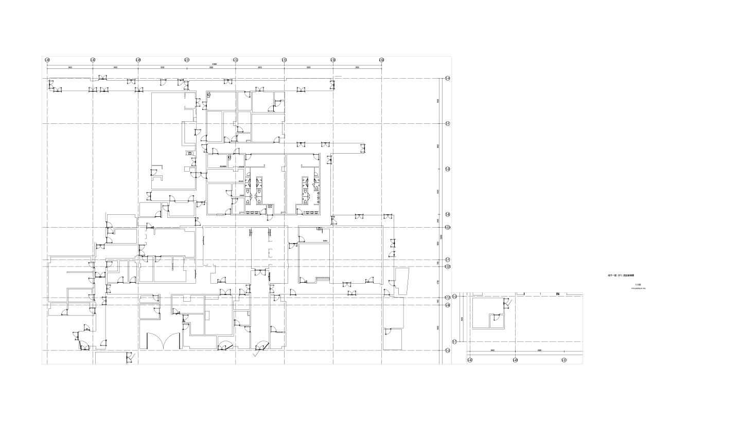 天津某怡酒店室内家具结构设计图