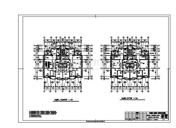 某设计院CAD平面建筑图-图二
