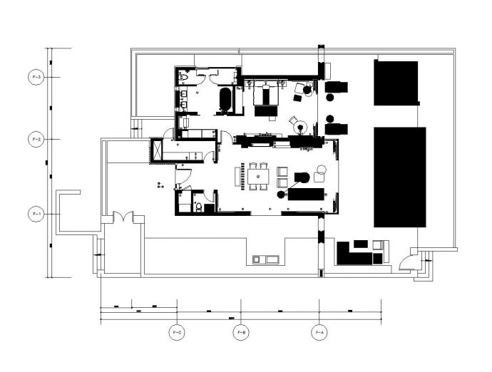 某酒店平面建筑设计图_图1