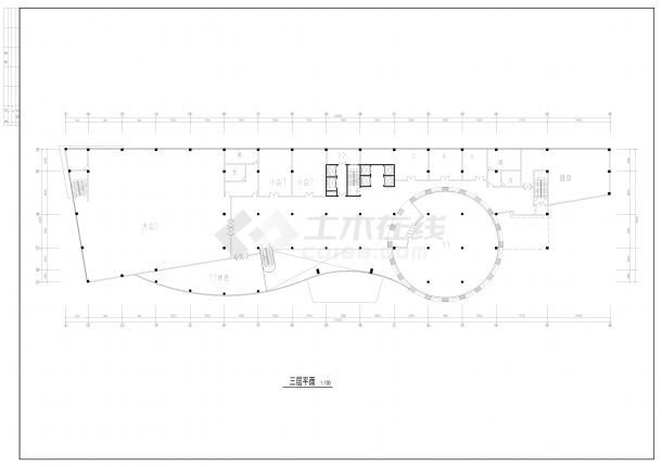 CAD酒店设计图纸酒店平立面方案设计-图一