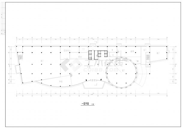 CAD酒店设计图纸酒店平立面方案设计-图二