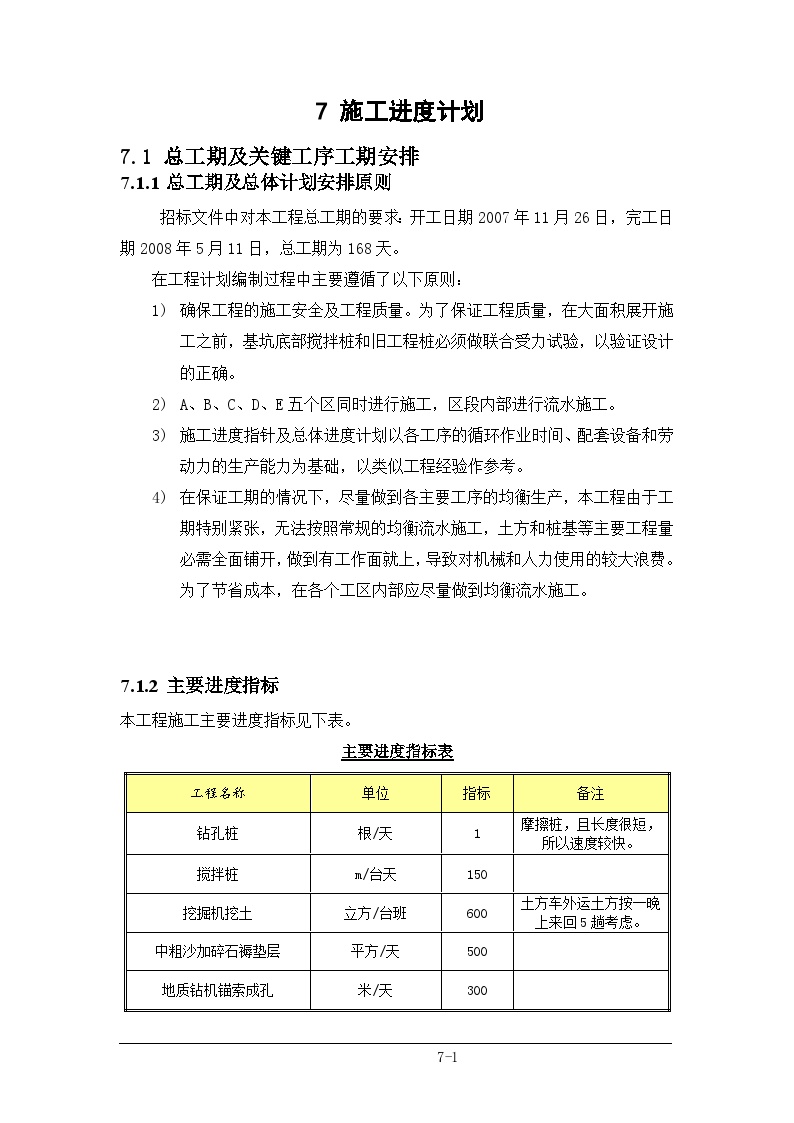 污水处理厂改造工程施工进度计划.doc-图一