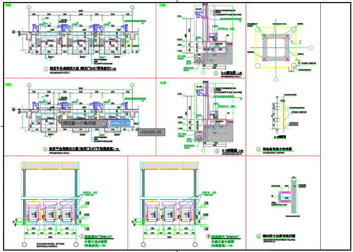 大型的冷库建筑设计施工图（重点节点设计）_图1