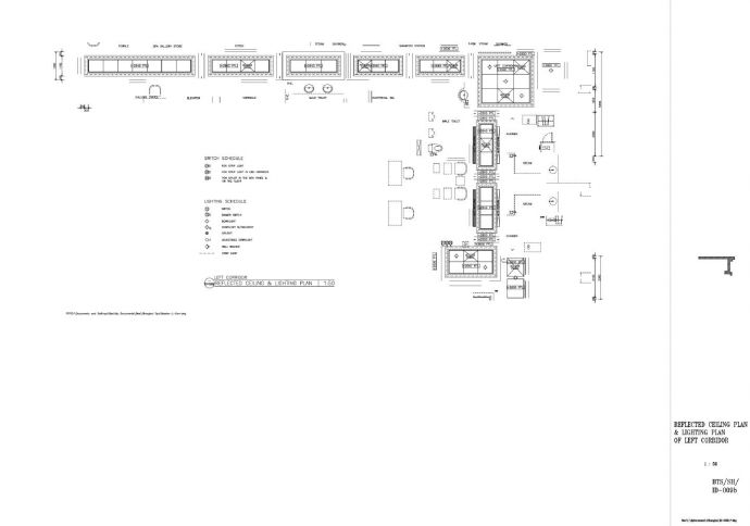 走廊建筑施工制图图例CAD图_图1