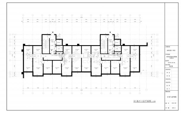 容辰庄园（东区）29层3高层住宅建筑设计施工图-图二