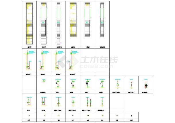 电气符号一次方案块素材CAD-图一