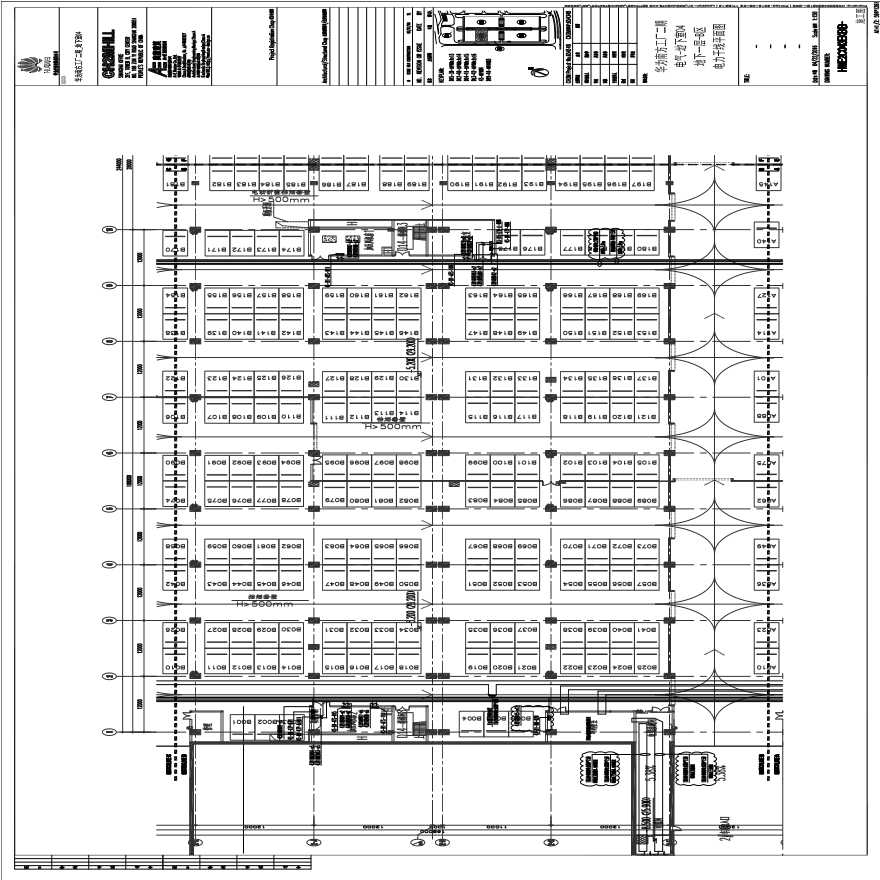 HWE2C043EKB1B-电气-地下室04地下一层-B区电力干线平面图.pdf-图一