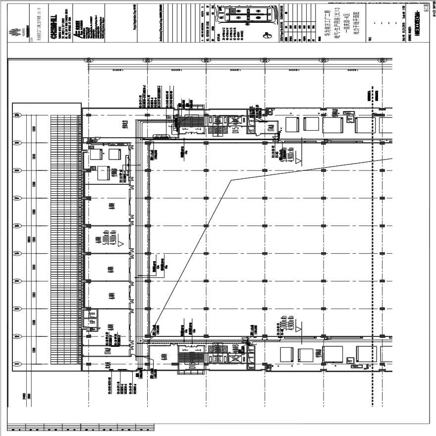 HWE2CD15EK1MA-电气-生产用房(大)13一层夹层-A区电力干线平面图.pdf-图一