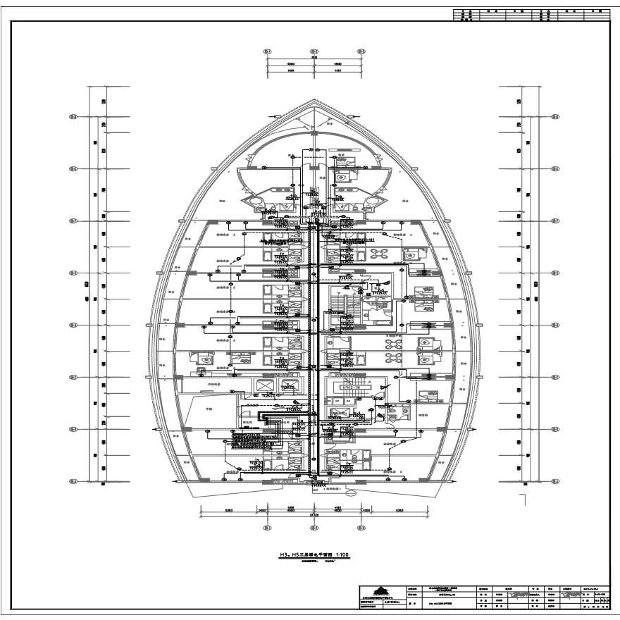 08-H3、H5三层弱电平面图.pdf-图一