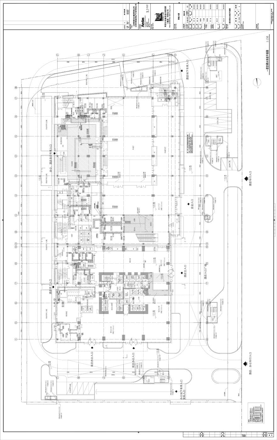 M-12-002_一层空调水系统平面图.pdf-图一