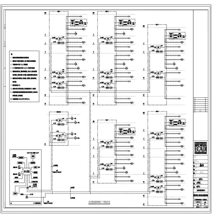 2016-04-25 E-1-15-06 北区视频安防监控系统图（7~11号楼及地下室） E-1-15-06 (1).pdf-图一