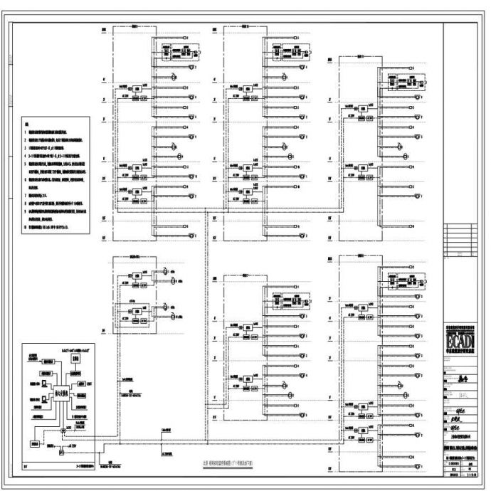 2016-04-25 E-1-15-06 北区视频安防监控系统图（7~11号楼及地下室） E-1-15-06 (1).pdf_图1