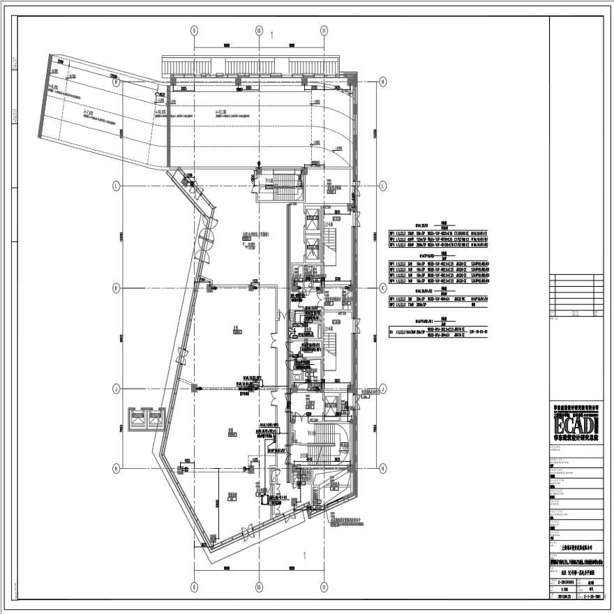 E-1-20-1001 北区10号楼一层电力平面图 E-1-20-1001 (1).pdf-图一
