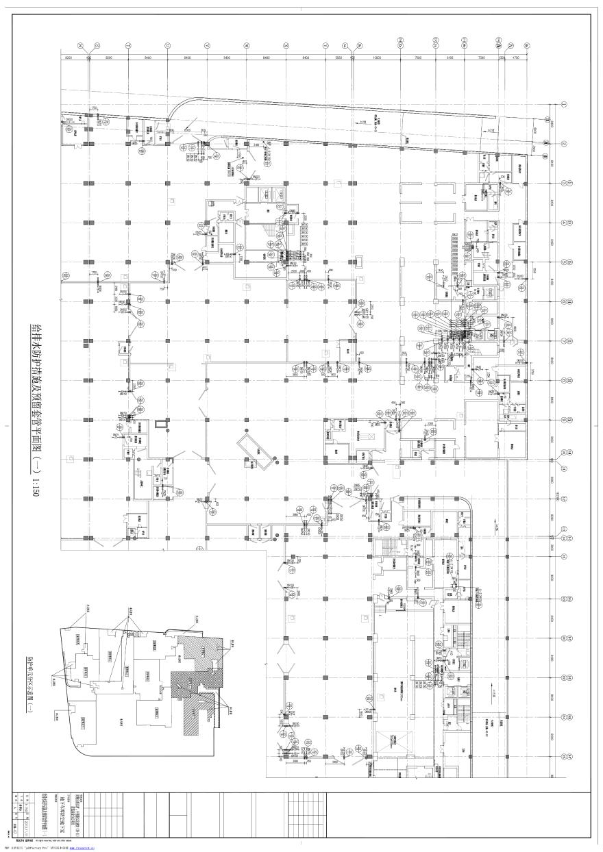 上海某人防给排水施工图.pdf-图二