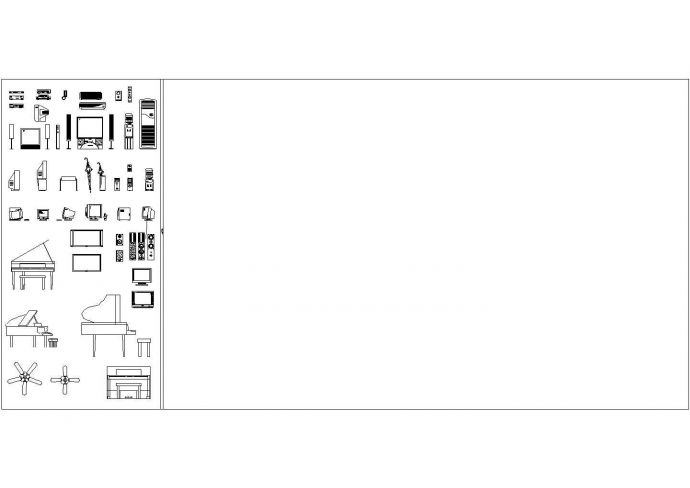 标准立面室内图库的完整cad图纸_图1