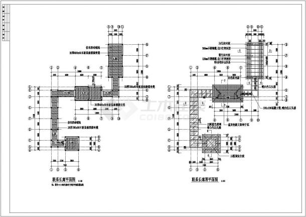 某整套园林公园建筑施工CAD图纸-图二