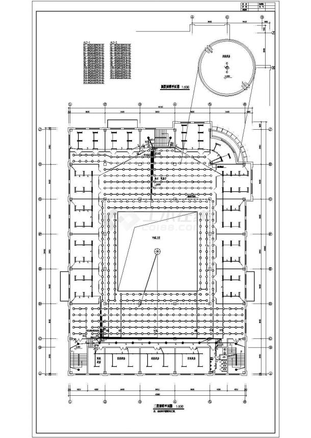 某地二层展厅建筑设计电气规划施工图-图二