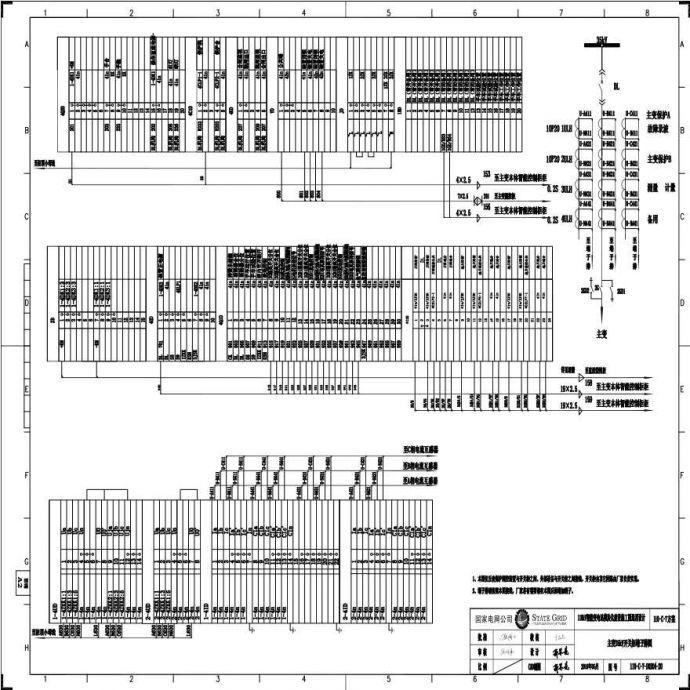 110-C-7-D0204-20 主变压器35kV开关柜端子排图.pdf_图1