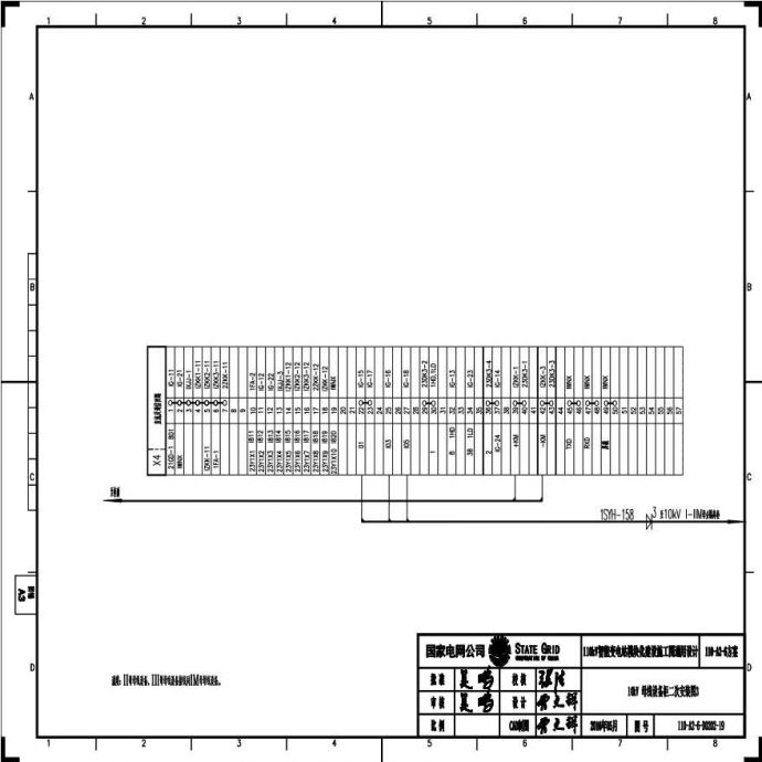 110-A2-6-D0202-19 10kV母线设备柜二次安装图3.pdf_图1