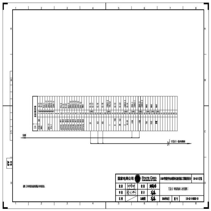 110-A2-3-D0202-19 10kV母线设备柜二次安装图三.pdf_图1