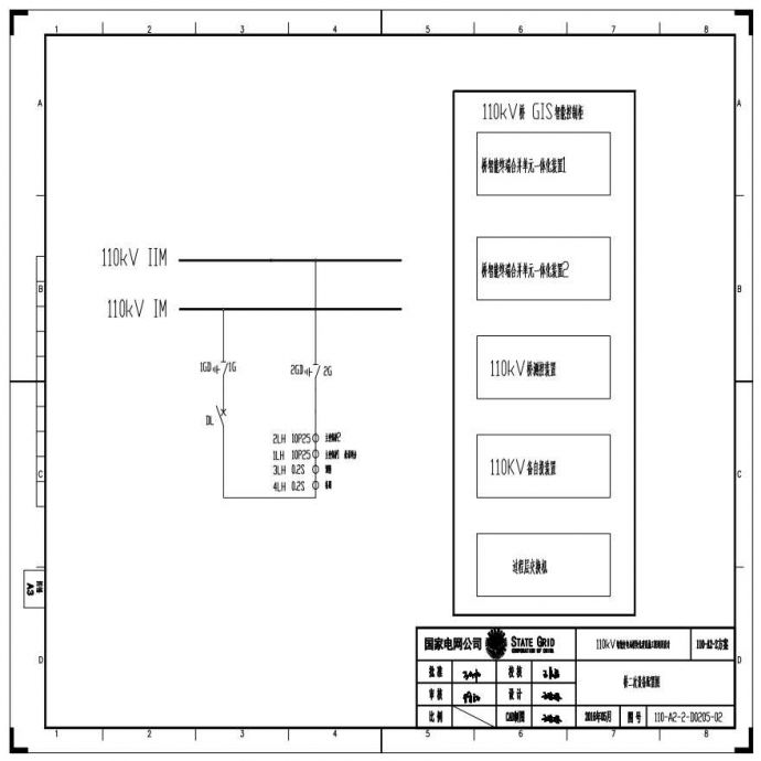 110-A2-2-D0205-02 桥二次设备配置图.pdf_图1