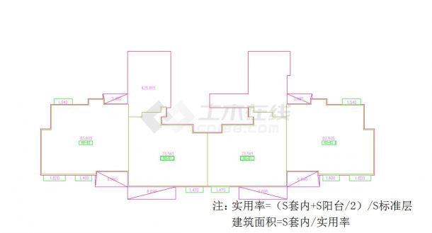 某地东南南昌标准化户型库CAD图纸-图一