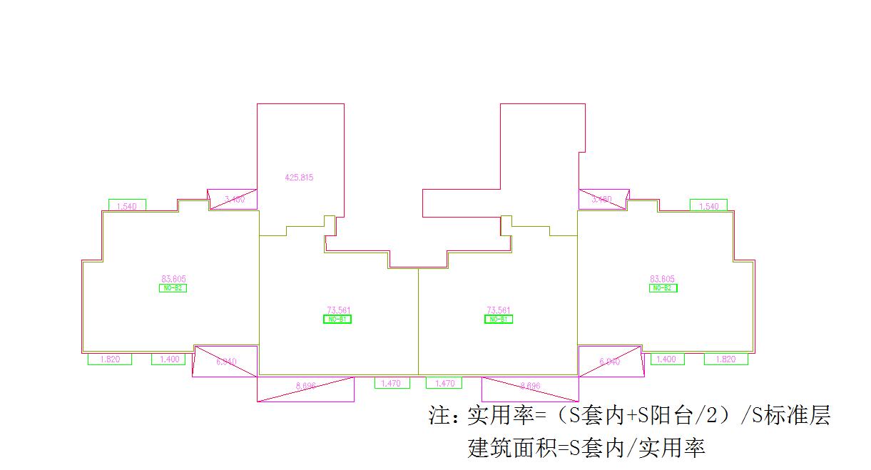 某地东南南昌标准化户型库CAD图纸