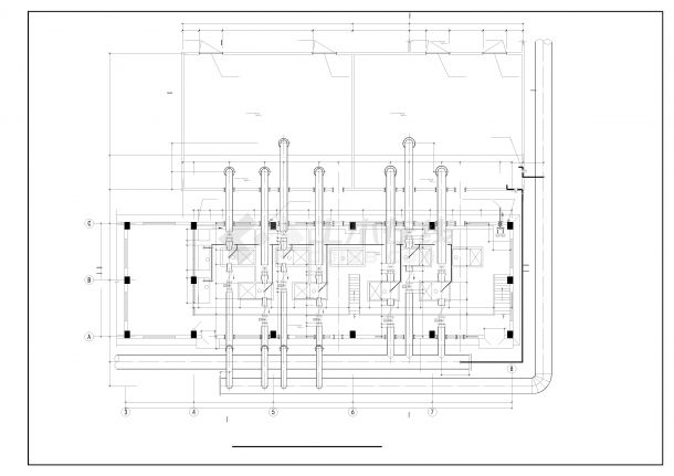 广东省某厂区循环水泵房工艺设计施工图-图一