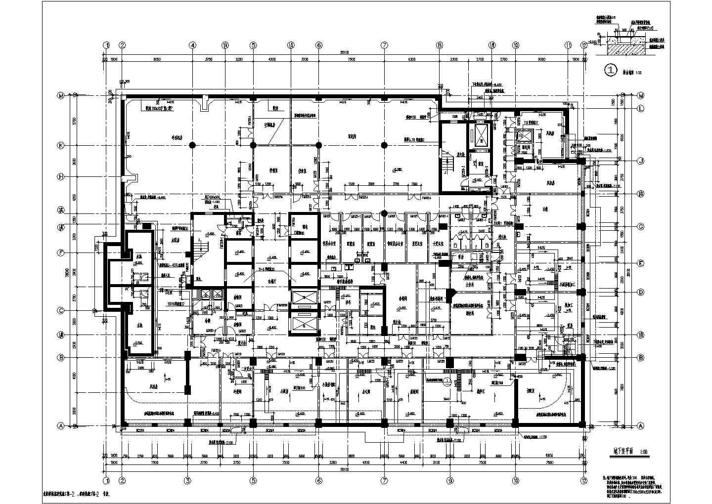 某大型医院门诊楼建筑结构工程项目平面立面电梯雨棚CAD施工图设计图纸