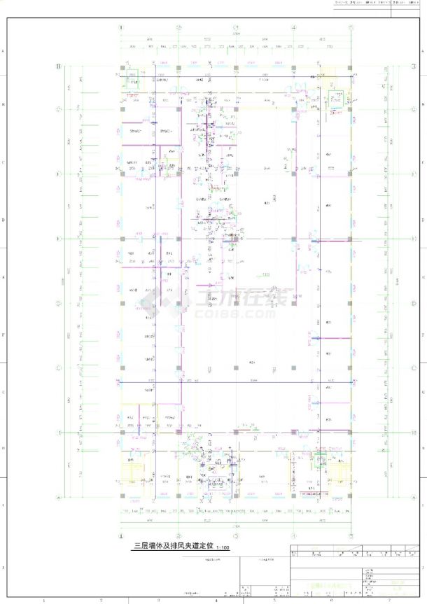 软膏制剂3层多层厂房建筑设计施工图-图二