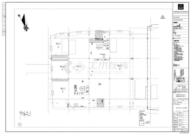 成都大慈寺文化商业综合体项目商业13栋建筑结构CAD图-图一