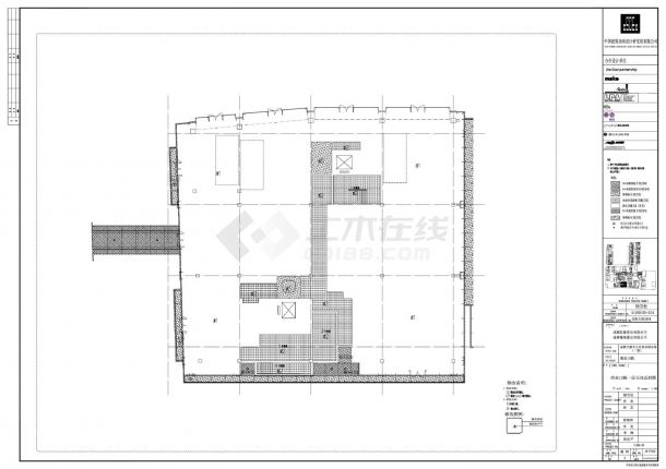成都大慈寺文化商业综合体项目商业13栋建筑结构CAD图-图二