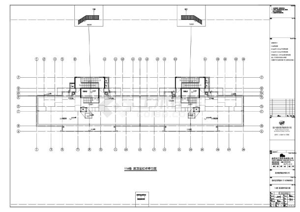 温州远洋高新地块项目11号楼门窗栏杆牵引图CAD图-图一