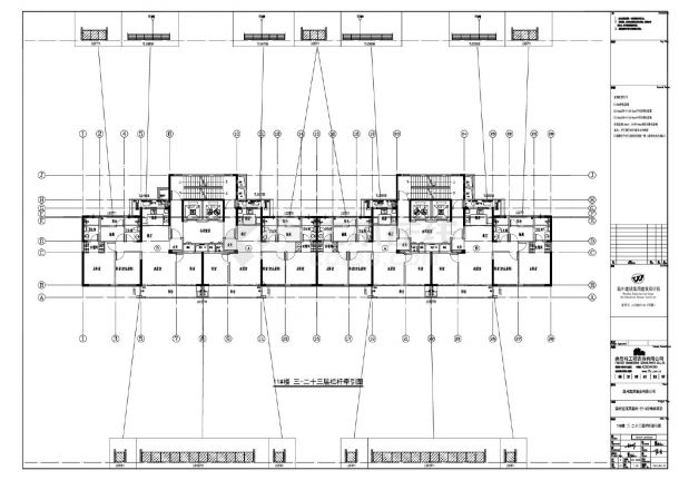 温州远洋高新地块项目11号楼门窗栏杆牵引图CAD图-图二