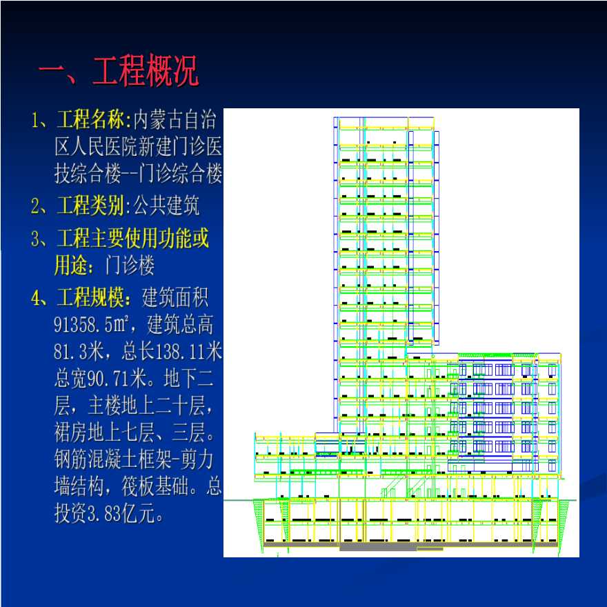 内蒙古医院综合楼工程施工质量汇报（附图丰富）-图二