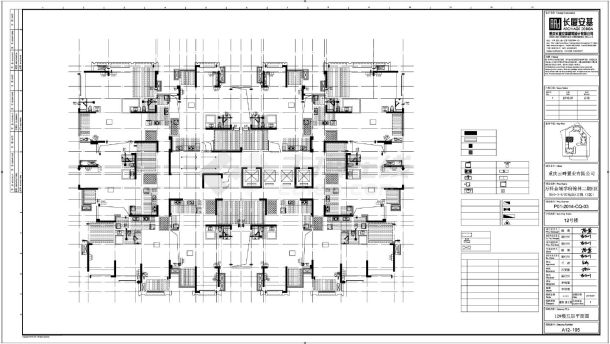 某地12号楼多层建筑平面图-图二