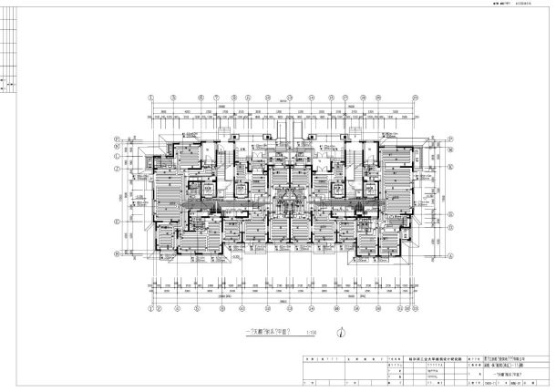 溪树庭院(南区)-11号楼采暖平面图-图一