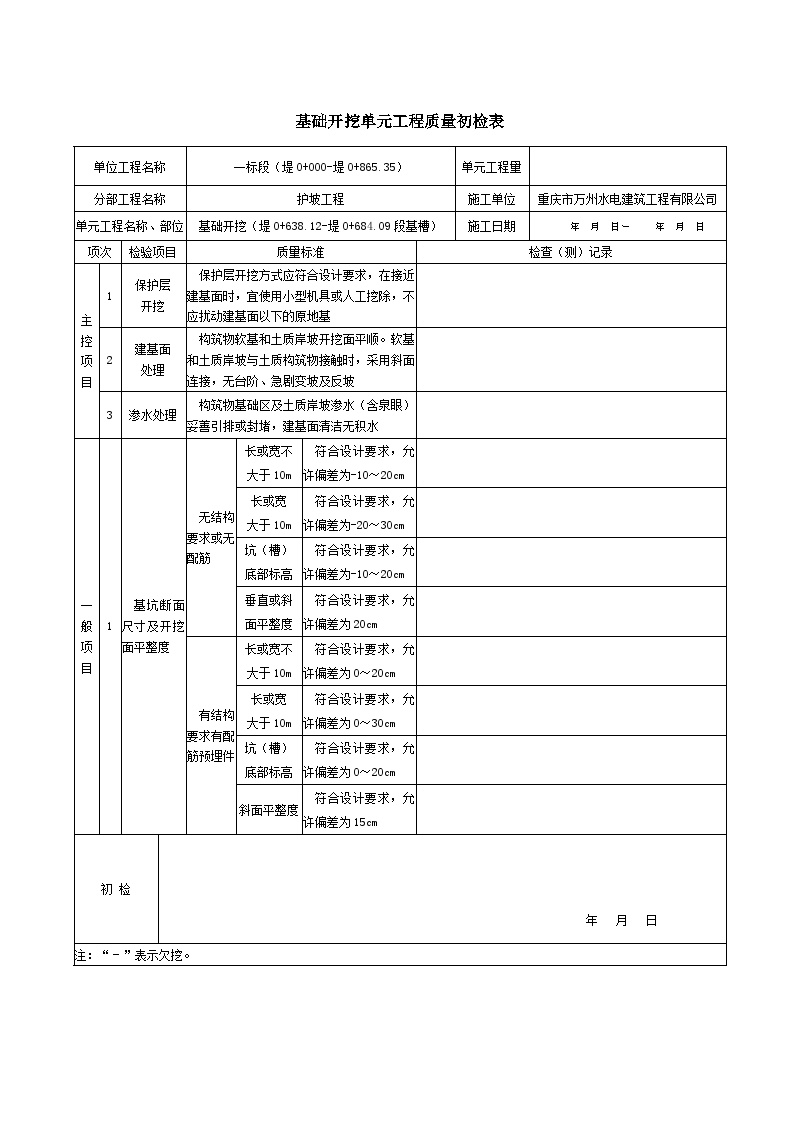 水利防洪护岸 基础开挖1.docx-图一